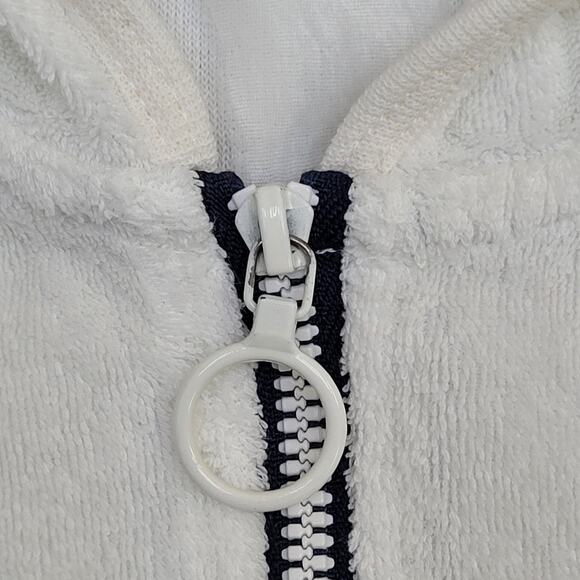 Vintage Y2K Tommy-Hilfiger Terry Hoodie Jacket Womens 2XS/XS 17x19 Cropped - Picture 3 of 14